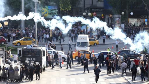 Des manifestations à Ankara jeudi 15 mai