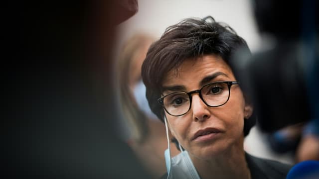 Rachida Dati, maire LR du VIIe arrondissement de Paris, le 29 août 2020 aux journées d'été de LR à La Baule