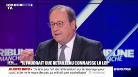 OQTF visant l'influenceur algérien Doualemn annulée: "Bruno Retailleau, il faut qu'il connaisse la loi", affirme François Hollande