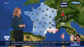 La météo pour ce lundi 10 juin 2019