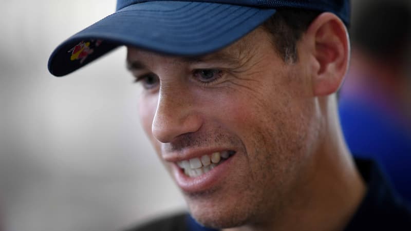 Le co-pilote Mathieu Baumel.