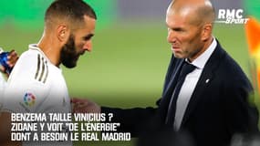Benzema taille Vinicius ? Zidane y voit "de l'énergie" dont a besoin le Real Madrid