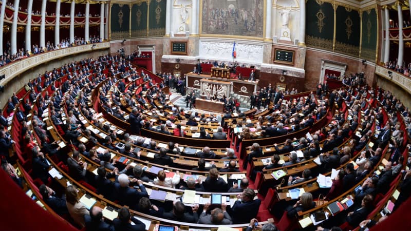 Les députés dans l'hémicycle, à l'Assemblée nationale, le 23 avril 2013. - Martin Bureau - AFP