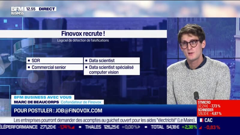 On recrute ! Finovox: logiciel de détection de falsifications