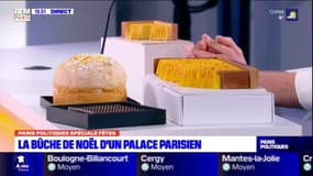 La bûche de Noël d'un palace parisien