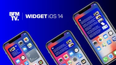 Les différents formats de widget pour BFMTV