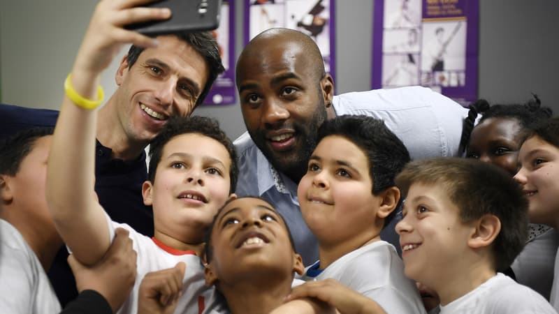 Tony Estanguet et Teddy Riner