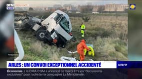 Arles: accident entre un poids lourd transportant des hydrocarbure et un convoi exceptionnel