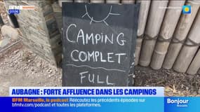 Aubagne: une forte affluence dans les campings