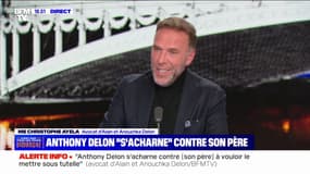 Accusations d'Anthony Delon contre sa sœur Anouchka: "C'est une trahison absolue", affirme l'avocate de cette dernière et son père Alain Delon