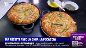 Ma recette avec un chef: la focaccia avec Aurélie Casse