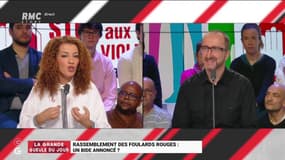 @fatimaxx : " #FoulardsRouges contre  #GiletsJaunes, j'ai l'impression d'assister à Koh-Lanta !" #GGRMC 