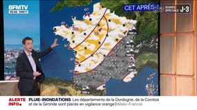 La Dordogne, la Corrèze et la Gironde en alerte orange pour pluie et inondations