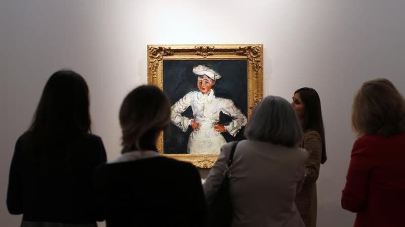 Une toile du peintre français d'origine russe Chaïm Soutine, "Le Petit Pâtissier", a été adjugée jeudi pour plus de 18 millions de dollars lors d'une vente aux enchères organisée par Christie's à New York, un montant jamais atteint pour un tableau de ce p