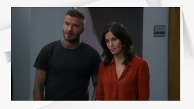 David Beckham et Courteney Cox dans "Modern Family"