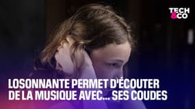 Losonnante permet d'écouter de la musique avec… ses coudes 