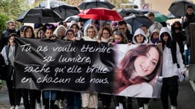 La marche blanche en hommage à Zaia Binet, le 30 novembre 2025