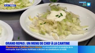 Grand repas : Un menu de chef à la cantine