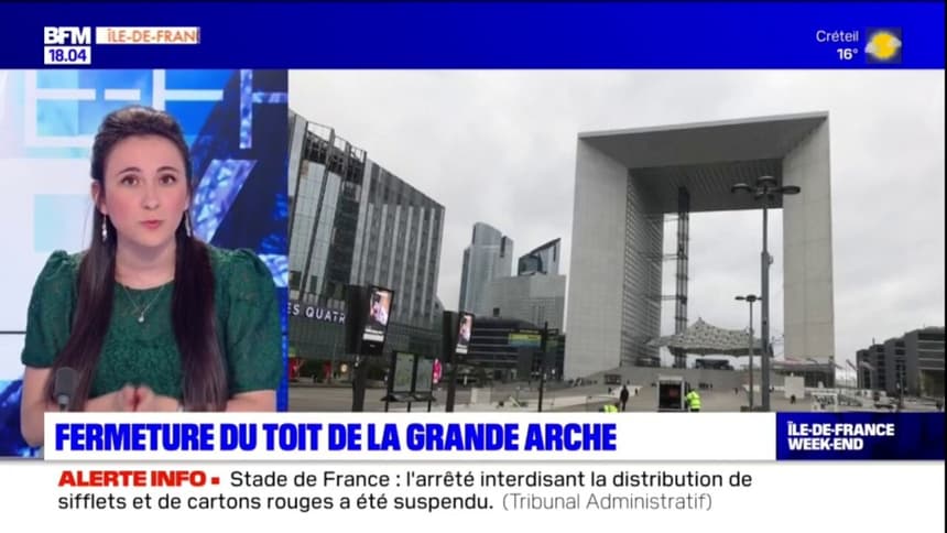 Hauts de Seine le Toit de la Grande Arche de la D fense a ferm ses portes au public