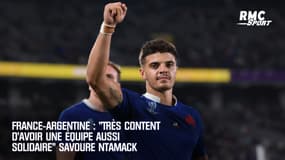 France-Argentine : "Très content d’avoir une équipe aussi solidaire" savoure Ntamack