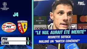 PSV 1-0 RC Lens : "Le nul aurait été mérité", regrette Sotoca malgré un "match cohérent"