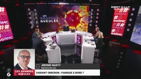 "Quand un virus est plus contagieux il est souvent moins dangereux": le docteur Marty se veut rassurant face au variant Omicron
