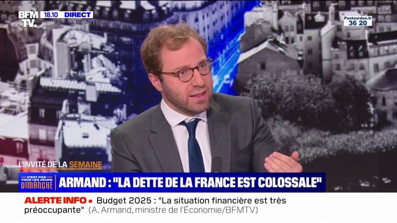 Antoine Armand, ministre de l'Économie: 