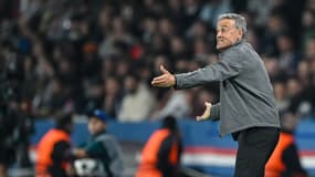 Luis Enrique lors du match PSG-Gérone (1-0, Ligue des champions), le 18 septembre 2024