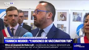 Rougeole: "La vaccination protège et l'absence de vaccination tue", rappelle Yannick Neuder, ministre de la Santé