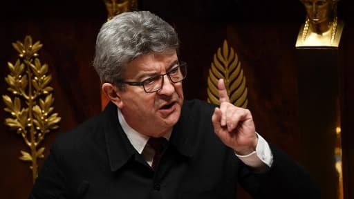 Jean-Luc Mélenchon à l'Assemblée nationale - Image d'illustration