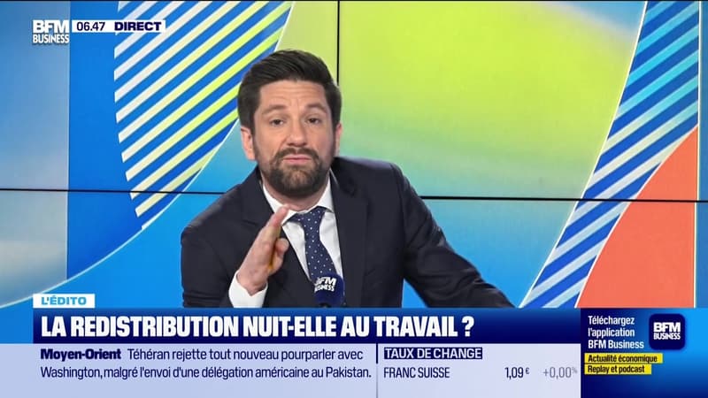 L'Edito de Raphaël Legendre : La redistribution nuit-elle au travail ? - 20/04