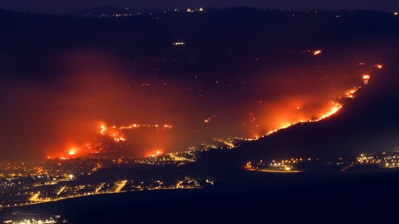 Israël: feux de forêts dans le nord du pays après des tirs de roquettes du Liban