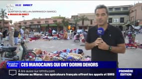 Séisme au Maroc: ces habitants de Marrakech se réveillent après avoir dormi dehors