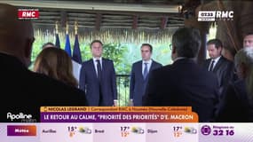 Le retour au calme, "priorités des priorités" d'Emmanuel Macron