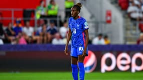 Ouleymata Sarr face à l'Italie, le 10 juillet 2022.