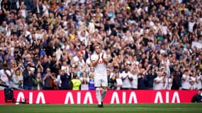 Le tour d'honneur de Harry Kane après le match amical Tottenham-Shakhtar Donetsk (5-1), le 6 août 2023