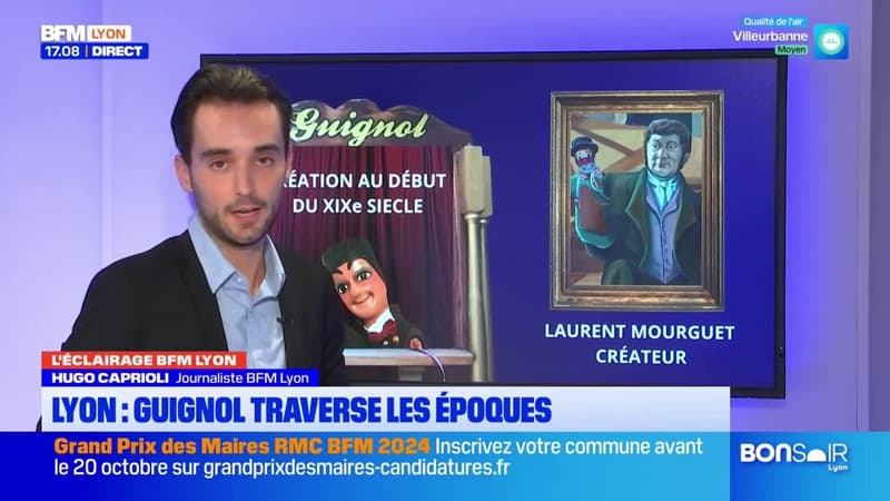 L'éclairage BFM Lyon: Guignol traverse les époques (1/1)