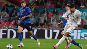 Alvaro Morata lors d'Italie-Espagne