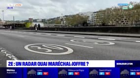 Lyon: l'installation d'un radar réclamée par les habitants quai du Maréchal-Joffre