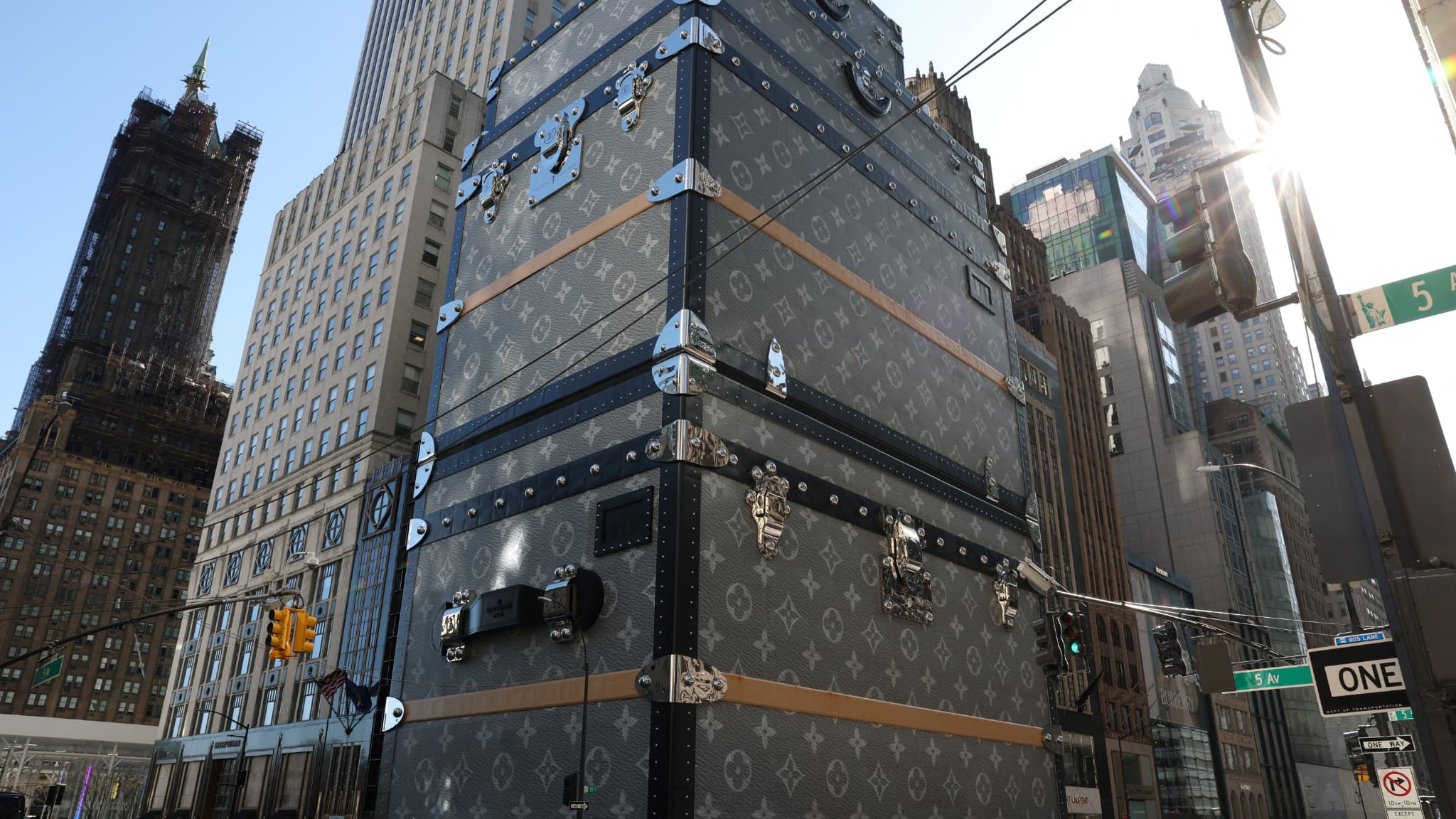 La boutique Louis Vuitton de la 5ème Avenue à New-York 