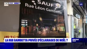 Lille: les commerçants de la rue Gambetta demandent des éclairages de Noël