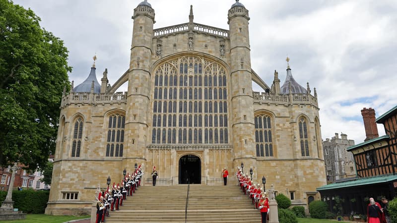 La chapelle St-Georges à Windsor, le 13 juin 2022