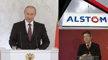 Vladimir Poutine, Alstom et Jean-Luc Mélenchon au coeur de l'actualité du jour.