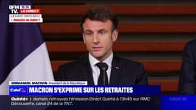 Emmanuel Macron: "La réforme des retraites est indispensable quand on se compare en Europe"