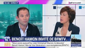 Benoît Hamon face à Ruth Elkrief