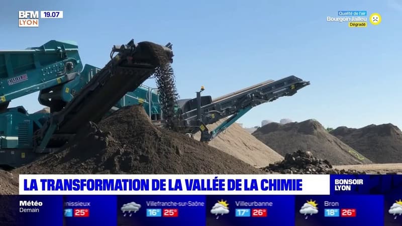 La transformation de la vallée de la chimie