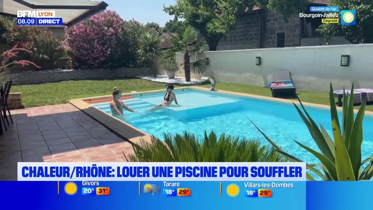Canicule à Lyon : L'option location de piscine