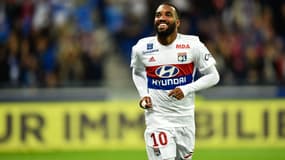 Lacazette à Lyon en mai 2017