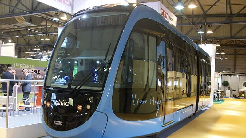 Le tramway exposé en 2011