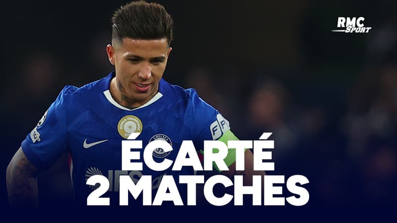 Chelsea : "Une ligne rouge a été franchie", Enzo Fernandez écarté 2 matches